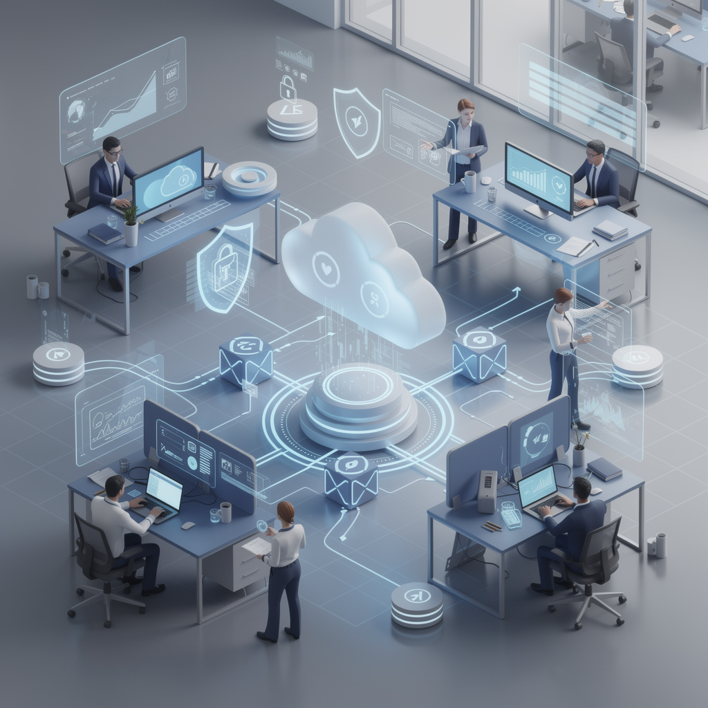 Ilustración de outsourcing IT estratégico